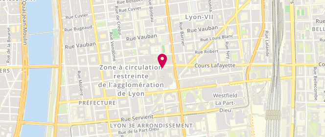 Plan de Le Boulanger de l'Île Barbe Jocteur, 102 Cours Lafayette, 69003 Lyon