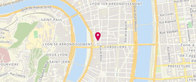 Plan de Banneton Boulangerie, 5 Rue Dubois, 69002 Lyon