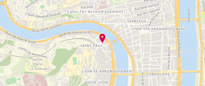 Plan de Boulangerie Saint Paul | Maison Farine | Lyon, 8 place Saint-Paul, 69005 Lyon
