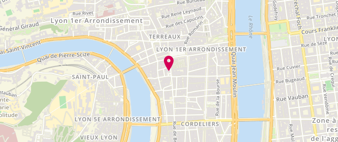 Plan de Carrefour Express, 10 Rue Paul Chenavard, 69001 Lyon