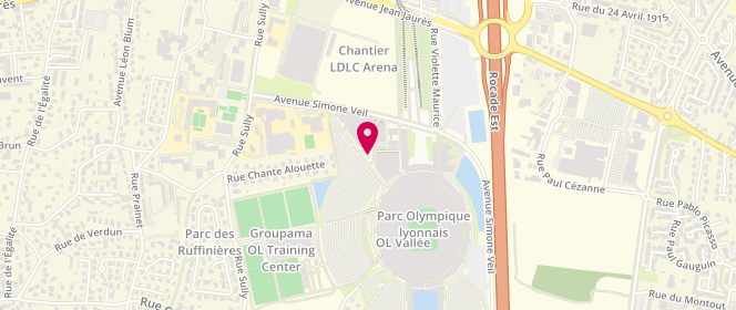 Plan de Le Bistrot Boulanger, 2 avenue Simone Veil P7, 69150 Décines-Charpieu