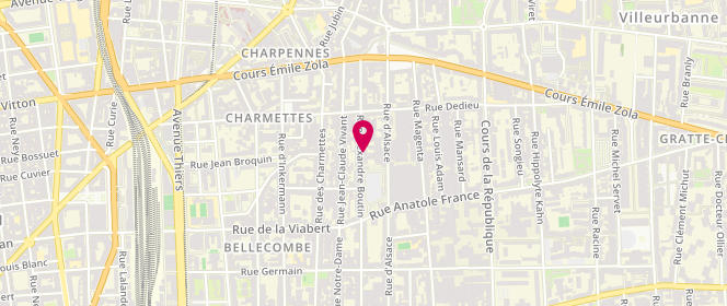Plan de La Cerise, 41 Rue Alexandre Boutin, 69100 Villeurbanne