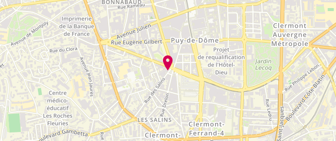 Plan de Fournil de Jean, 2 Rue des Salins, 63000 Clermont-Ferrand