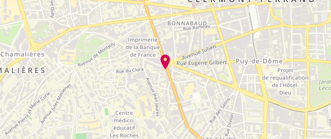 Plan de Fournil de Sébastien, 4 Boulevard Aristide Briand, 63400 Chamalières