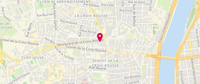Plan de Fournil du Boulevard, 142 Boulevard de la Croix-Rousse, 69001 Lyon