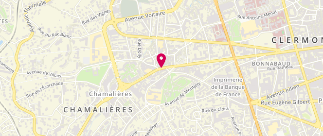 Plan de Carrefour City, 41 avenue de Royat, 63400 Chamalières