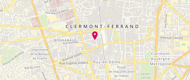 Plan de Chocolat Weiss, 2 Rue Ernest Renan, 63000 Clermont-Ferrand