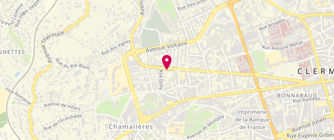 Plan de La Main du Boulanger, 37 avenue Joseph Claussat, 63400 Chamalières