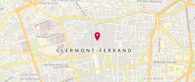 Plan de Au Pain Paillasse, 27 Rue Cheval Blanc, 63000 Clermont-Ferrand
