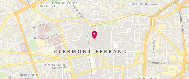 Plan de Au Pain Paillasse la Boulangerie, 46 Rue des Gras, 63000 Clermont-Ferrand