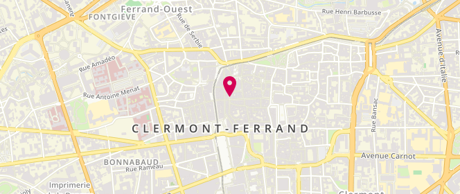 Plan de Au Pain Paillasse la Sandwicherie, 46 Rue des Gras, 63000 Clermont-Ferrand