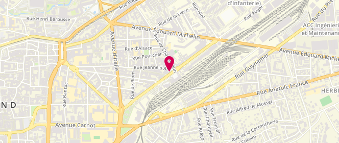Plan de Le Fournil de la Gare, 43 avenue de l'Union Soviétique, 63000 Clermont-Ferrand