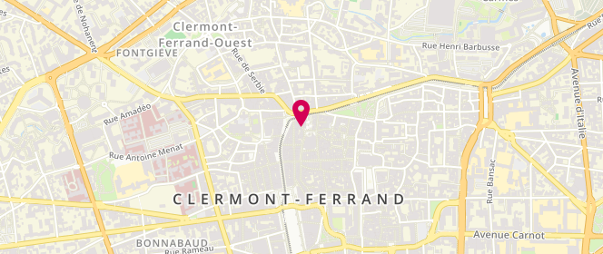Plan de Boulangerie Patisserie Saint Pierre, 1 Rue Saint-Pierre, 63000 Clermont-Ferrand