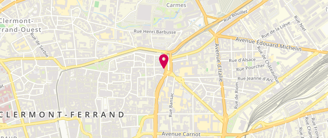 Plan de Boulangerie frassoni, 3 place Delille, 63000 Clermont-Ferrand
