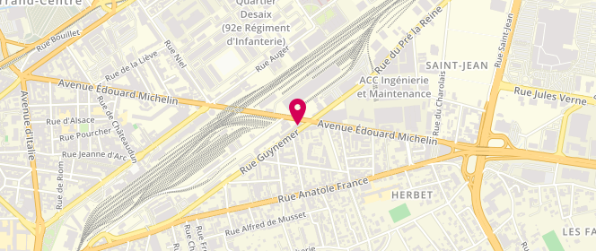 Plan de Le pétrin Ribeirou, 78 Bis avenue Edouard Michelin, 63000 Clermont-Ferrand
