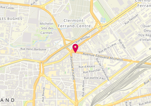 Plan de Rousseau Brethon Frédéric, 4 avenue Edouard Michelin, 63000 Clermont-Ferrand