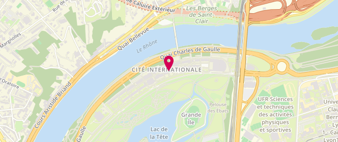 Plan de Le Pain de la Cité, 63 Quai Charles de Gaulle, 69006 Lyon