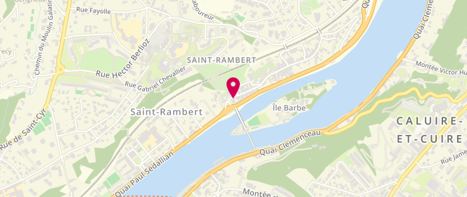 Plan de Boulangerie de l'Ile Barbe, 5 place Henri Barbusse, 69009 Lyon