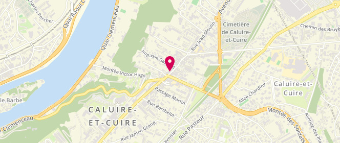 Plan de Au Marron glacé, 37 Rue Jean Moulin, 69300 Caluire-et-Cuire