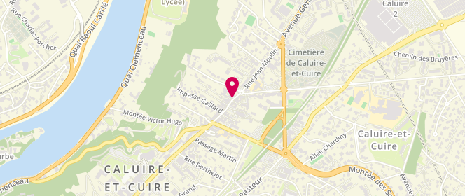 Plan de Djustine, 57 Rue Jean Moulin, 69300 Caluire-et-Cuire