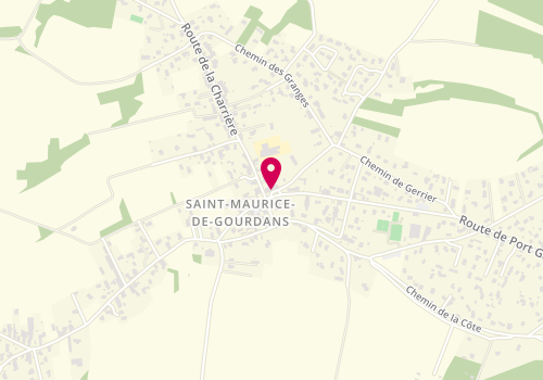 Plan de Banette, 1 place de l'Église, 01800 Saint-Maurice-de-Gourdans