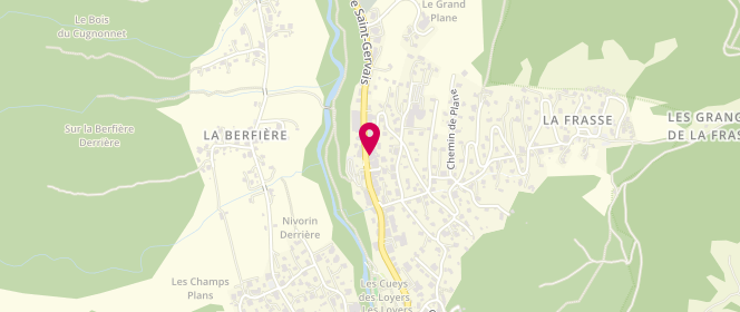 Plan de Aux Délices de Montjoie, 29 Route de Notre Dame de la Gorge, 74170 Les Contamines-Montjoie