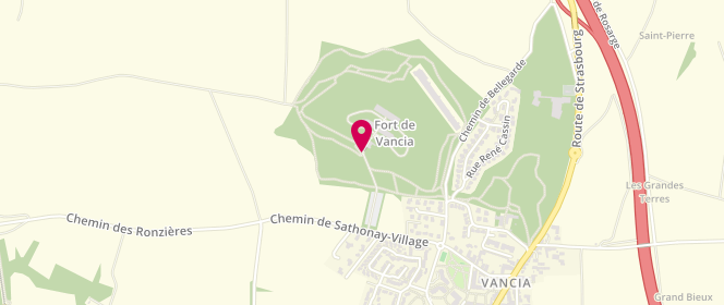 Plan de Le Fortnil de Vancia, chemin de Sathonay Village
Fort de Vancia, 69140 Rillieux-la-Pape