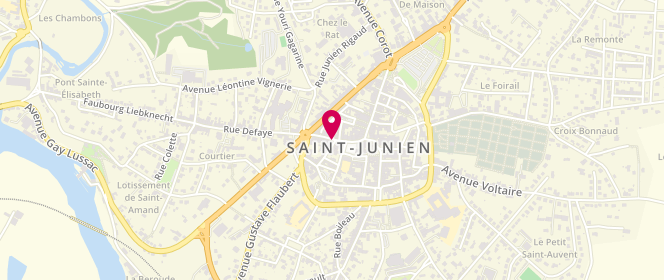 Plan de Le Diablotin, 9 Rue Jean Jacques Rousseau, 87200 Saint-Junien