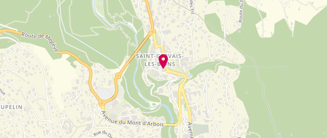 Plan de Aux petits gourmands, 29 avenue du Mont d'Arbois, 74170 Saint-Gervais-les-Bains