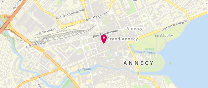 Plan de L' Alpain - Boulangerie & Pâtisserie, 7 Rue de l'Annexion, 74000 Annecy
