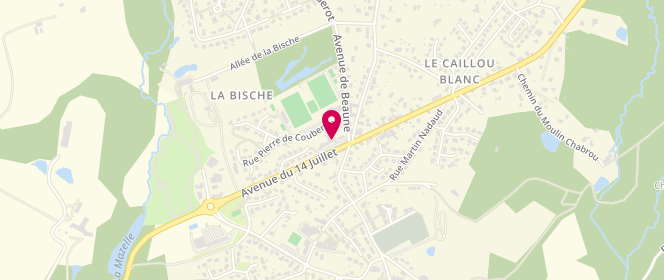 Plan de La Boulangerie L.B, place du 19 Mars 1962, 87570 Rilhac-Rancon