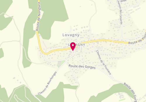 Plan de Boulangerie Raphoz, 40 Route des Gorges, 74330 Lovagny