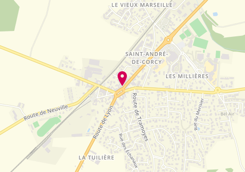 Plan de Maison Simonet de Laborie, 217 place de la Croix Blanche, 01390 Saint-André-de-Corcy