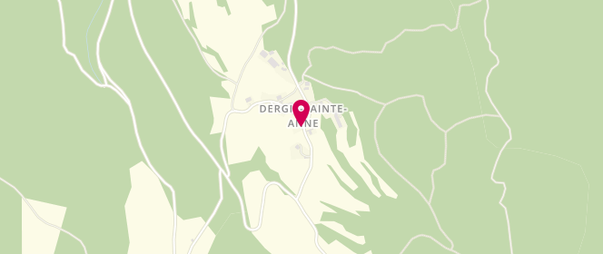 Plan de Au Fournil du Dergis, Dergis Sainte Anne, 01110 Plateau d'Hauteville