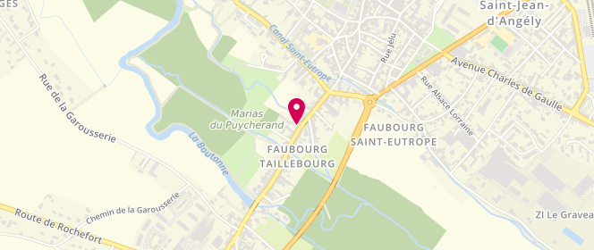 Plan de O'delices du Faubourg, 44 Faubourg Taillebourg, 17400 Saint-Jean-d'Angély