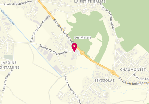 Plan de Ma Boulangerie, 60 Route de Clermont, 74330 Sillingy