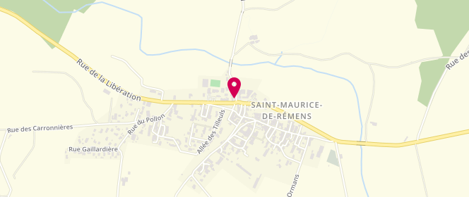 Plan de Le Petit Fournil, lotissement de la Place, 01500 Saint-Maurice-de-Rémens