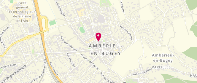 Plan de Boulangerie Pâtisserie Randot, 26 Rue Alexandre Bérard, 01500 Ambérieu-en-Bugey