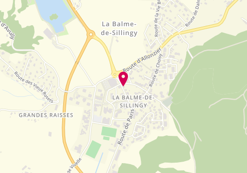 Plan de Comme Dans Un Moulin, 46 Route de Paris, 74330 La Balme-de-Sillingy