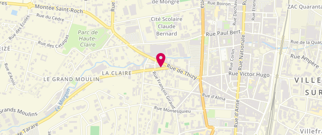 Plan de Au Petit Craquant, 72 Rue de Tarare, 69400 Villefranche-sur-Saône