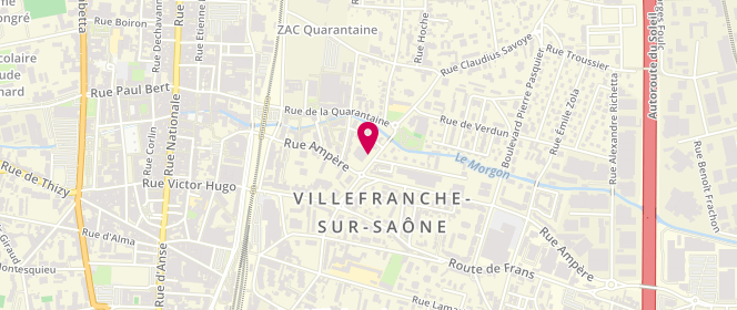 Plan de Coustillant Caladois, 220 Rue Loyson de Chastelus, 69400 Villefranche-sur-Saône