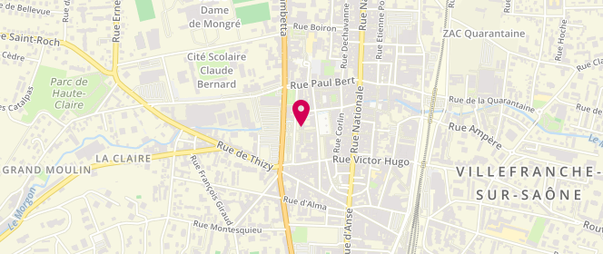 Plan de La boulangerie des arts, 152 Rue de la Paix, 69400 Villefranche-sur-Saône