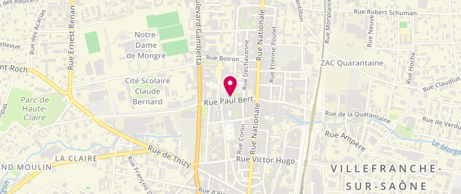 Plan de Boulang & Joh, 122 Rue Paul Bert, 69400 Villefranche-sur-Saône