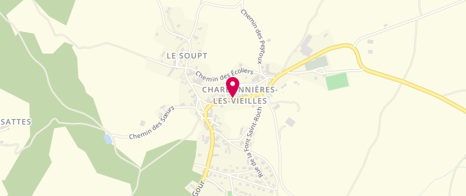 Plan de Boulangerie CROMARIAS Christophe, Le Bourg, 63410 Charbonnières-les-Vieilles