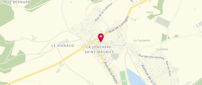 Plan de La Boulle-Ange, 1 Rue de l'École, 87340 La Jonchère-Saint-Maurice