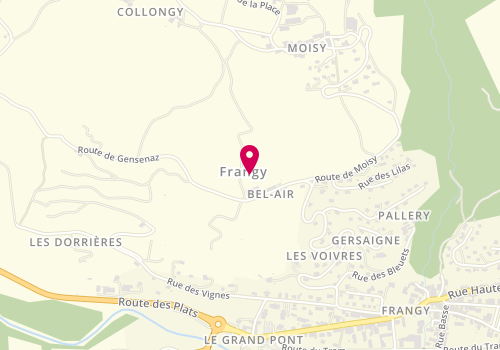Plan de La Frangypane, 60 Rue du Grand Pont, 74270 Frangy
