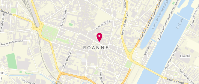 Plan de La Framboisine City, 60 Rue Jean Jaurès, 42300 Roanne