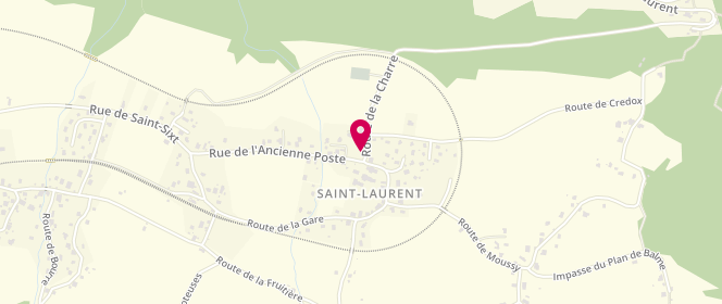 Plan de Chez Geoffrey, 31 Route de la Charre, 74800 Saint-Laurent