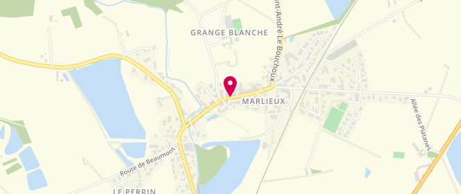 Plan de Boulangerie-Patisserie Duvignaud, Grande Rue, 01240 Marlieux