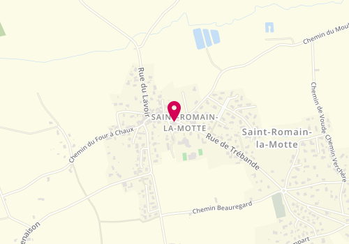 Plan de La Baguette Authentique, 110 Rue de Trebande, 42640 Saint-Romain-la-Motte